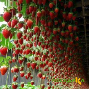 Клубника ампельная Анастасия купить по цене от 370р. в интернет-магазине «Посадика» с доставкой почтой в в Буинске и по всей России – [изображение №1].