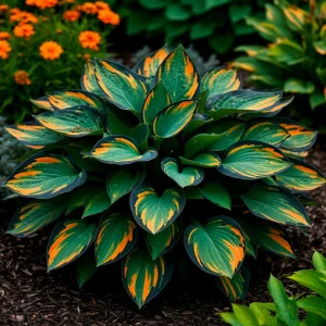 Хоста Бархатный Полог купить по цене от 560р. в интернет-магазине «Посадика» с доставкой почтой в в Буинске и по всей России – [изображение №1].